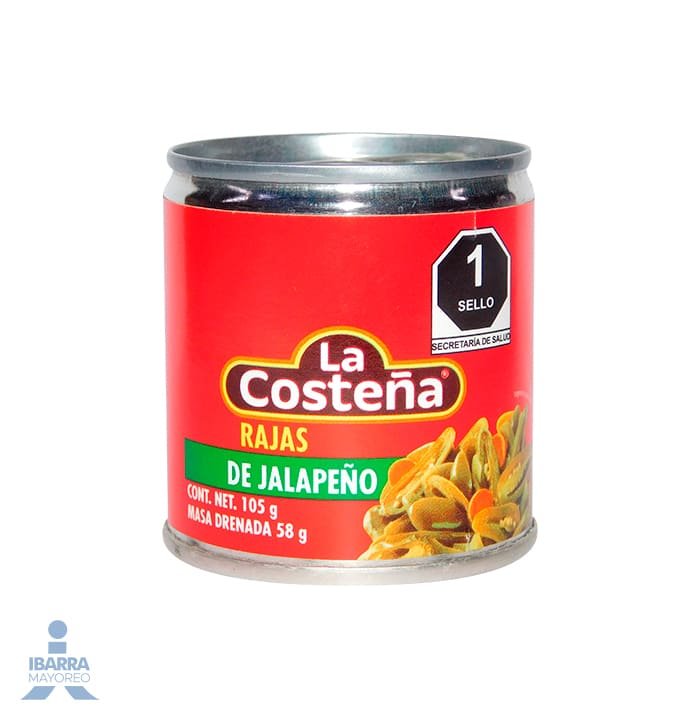 Rajas de Jalapeño 105 gr