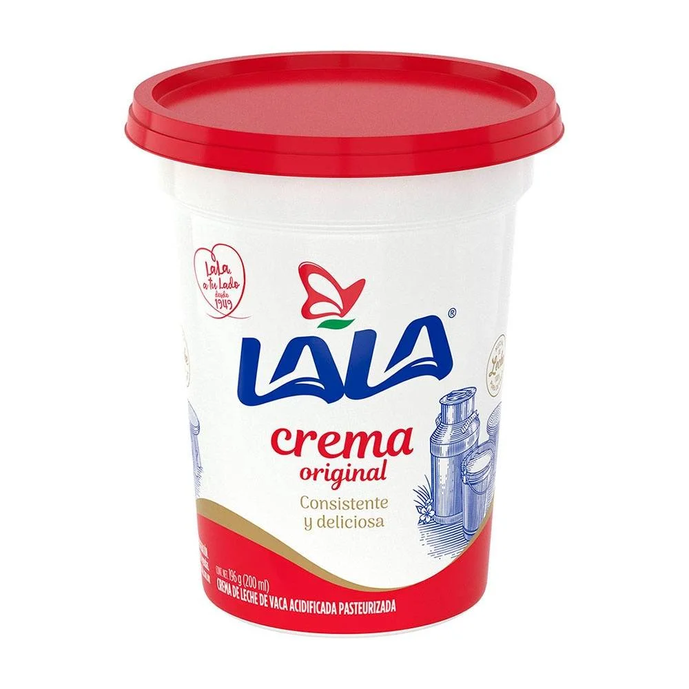 Crema ácida Lala entera 200 ml